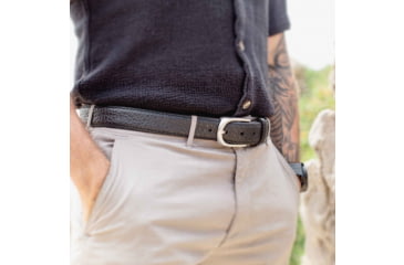 Image of Lejon Pinnacle Leather Belt - Mens, Black, 36, VB-111-36