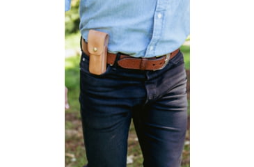 Image of Lejon The Daily Leather Knife Sheath, Ambidextrous, Tan, VA-766