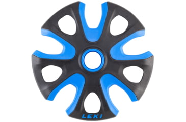 Image of Leki Big Mountain Ski Basket-Black/Blue