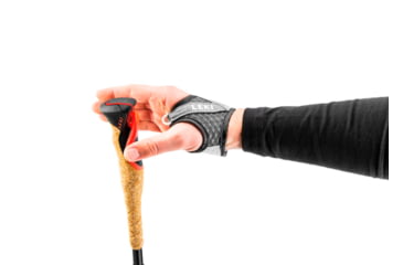 Image of Leki Cross Trail 3 Carbon Trekking Poles, Black, 100 - 135 cm, 65126422