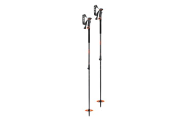 Image of Leki Helicon Lite Ski Poles, 110 - 145cm, Neon Orange/Black, 65227431