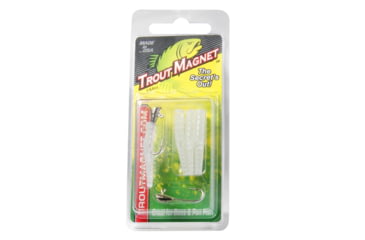 Image of Leland Trout Magnet 9pc. Pack, 7 Bodies and 2-1/64 oz Size 8 Jigheads, Glow, 87672