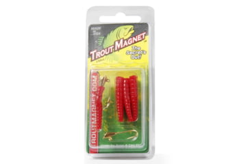 Image of Leland Trout Magnet 9pc. Pack, 7 Bodies and 2-1/64 oz Size 8 Jigheads, Red, 87683