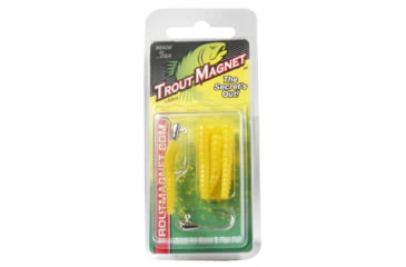 Image of Leland Trout Magnet 9pc. Pack, 7 Bodies and 2-1/64 oz Size 8 Jigheads, Yellow, 87687