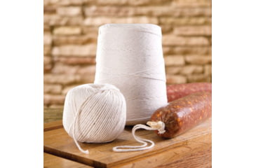 Image of LEM Products 1/2 Pound Ball of Cotton Twine, White, 028A