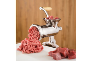 Image of LEM Products #10 Clamp On Hand Grinder, Stainless Steel, 821