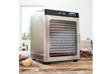 Image of LEM Products 16 Tray Stainless Steel Dehydrator, 1732