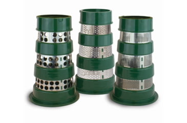 Image of LEM Products Big Bite 3 Juicer Screen Set - 1 Berry, 1 Salsa, 1 High Yield, Green/Stainless, 1422