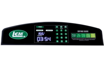 Image of LEM Products Big Bite Digital 10 Chrome Tray Dehydrator, Stainless Steel, 1154