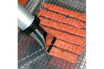 Image of LEM Products Jerky Cannon Double Jerky Nozzle, Stainless/Black, 468A