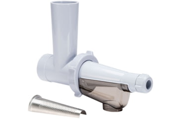 Image of LEM Products Juicer/Strainer Grinder Attachment, White/Stainless, 1187