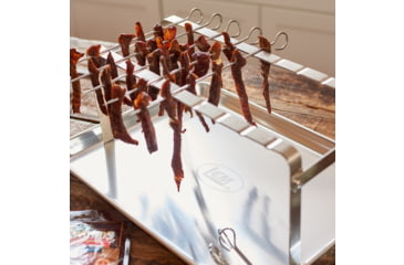 Image of LEM Products LEM Products Jerky Hanger With 9 Skewers and Seasoning, Stainless, 1759