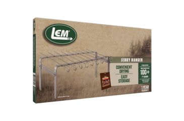 Image of LEM Products LEM Products Jerky Hanger With 9 Skewers and Seasoning, Stainless, 1759