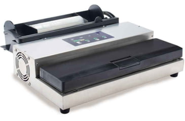 Image of LEM Products Maxvac 500 Vacuum Sealer w/ Bag Holder and Cutter, Stainless/Black, 1253