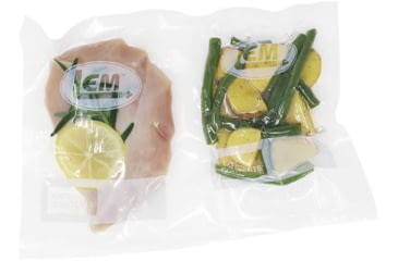 Image of LEM Products Maxvac Portion Vacuum 2 Bag Rolls, 11in x 16ft, Clear, 1523