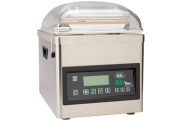 Image of LEM Products MaxVac Pro Chamber Vacuum Sealer, Clear Lid, Stainless Base, 1380