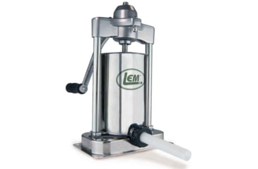Image of LEM Products Mighty Bite 5lb Vertical Sausage Stuffer w/ New Gear Box, Stainless Steel, 1606
