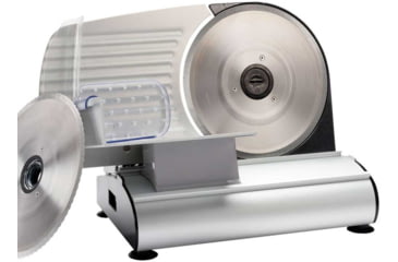 Image of LEM Products Mighty Bite 8.5in Belt Driven Meat Slicer, Aluminum Frame, Stainless Blades, 1240