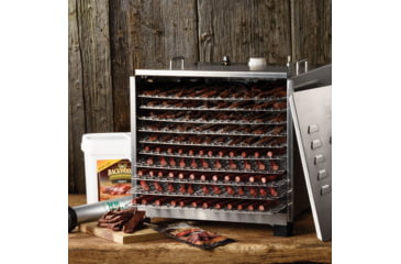 Image of LEM Products Stainless Steel 10 Tray Dehydrator w/ timer, Stainless, 778A