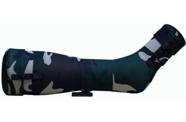 Image of LensCoat Athlon Ares G2 UHD 85 Angled, Forest Green Camo, SSAO85AFG