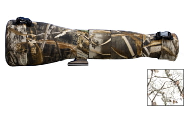 Image of LensCoat Vortex Razor 85 HD Straight Spotting Scope Cover, Snow, SSVO85sSN