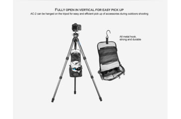 Image of Leofoto AC-2 Multi-functional Camera Messenger Waterproof Bag, Black, AC-2