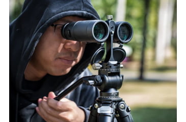 Image of Leofoto BC-03 Hands Free Modular Binoculars Adapter, Arca Tripod Mount, Black, BC-03