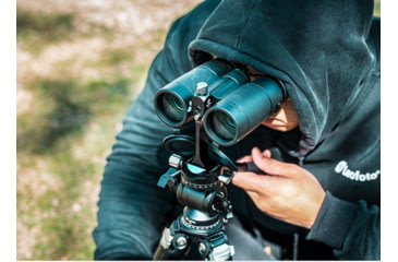 Image of Leofoto BC-03 Hands Free Modular Binoculars Adapter, Tripod Mount Arca Compatible, Black, BC-03