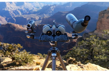 Image of Leofoto FDM-05 Foldable Tac Table - 1/4'' &amp; 3/8'' Mounting, Integrated Arca Rail, Black, FDM-05