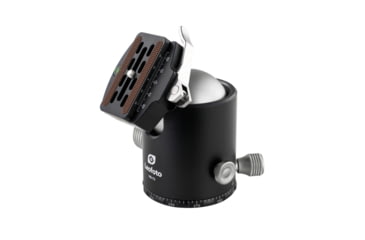 Image of Leofoto HB-70LR 70mm Pro Heavy-Duty Ball Head w/Quick Release Plate, Black, HB-70LR