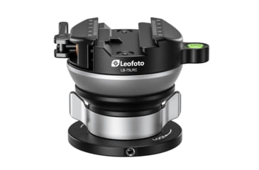 Image of Leofoto LB-75LRC Leveling Head w/ Butterfly Handle, Black, LB-75LRC