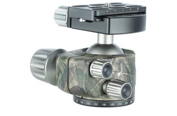 Image of Leofoto LH-40 Series Low Profile Ball Head &amp; QR Plate, Arca, Camo, LH-40-CAMO