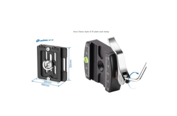 Image of Leofoto LH-40LR Ball Head w/ Lever Release Clamp, Arca, Black, LH-40LR