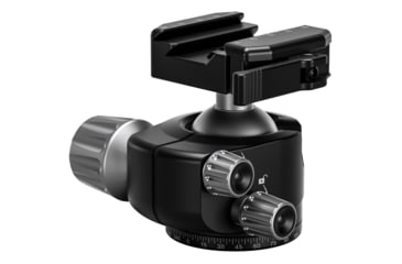 Image of Leofoto LH-55LSC Lever-Release Hybrid Clamp Ball Head, Arca, Black, LH-55LSC
