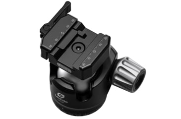 Image of Leofoto LH-55LSC Lever-Release Hybrid Clamp Ball Head, Arca, Black, LH-55LSC