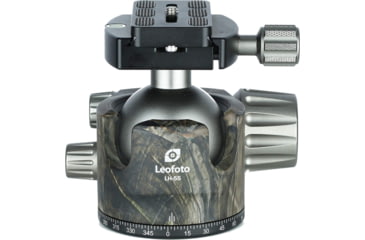 Image of Leofoto LH-55 Series Low Profile Ball Head &amp; QR Plate, Arca, Camo, LH-55-CAMO