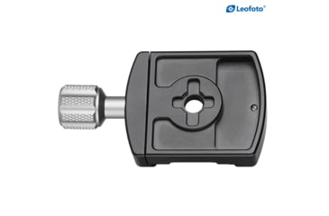 Image of Leofoto LHC-50 50mm Screw-Knob Clamp w/QP-70N 70mm Plate Arca, Black, LHC-50