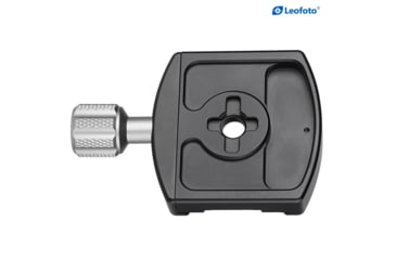 Image of Leofoto LHC-60 60mm Screw-Knob Clamp w/QP-70N 70mm Plate Arca Compatible, Black, LHC-60