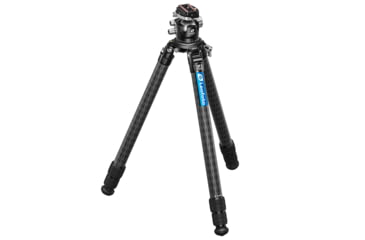 Image of Leofoto LM-403C X Version Tripod w/ 75mm Bowl/Platform, LH Ballhead Set, Black, LM-403CX+LH-55LR