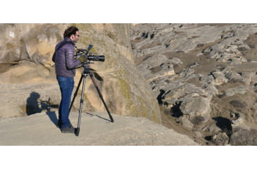 Image of Leofoto LN-404C Heavy Duty Tripod w/ 100mm Bowl/Platform &amp; Bag, Black, LN-404C