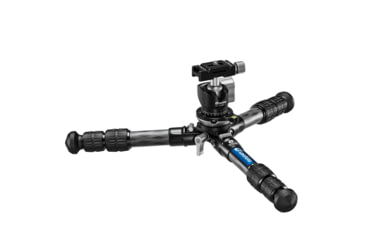 Image of Leofoto LS-223CEX X Verison Table/Ground Mini Tripod w/ Integrated Leveling Base, Ballhead Set, Black, LS-223CEXX+LH-25