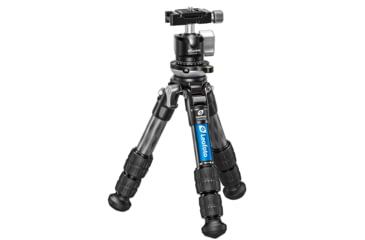 Image of Leofoto LS-223CEX X Verison Table/Ground Mini Tripod w/ Integrated Leveling Base, Ballhead Set, Black, LS-223CEXX+LH-25