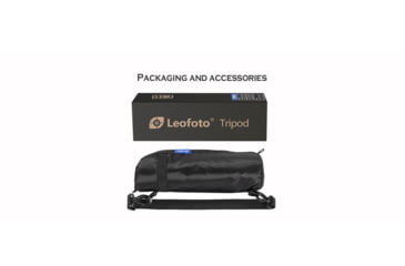 Image of Leofoto LS-223CEX X Verison Table/Ground Mini Tripod w/ Integrated Leveling Base, Black, LS-223CEXX