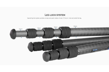 Image of Leofoto LS-324C X Version Ranger Series Tripod, Black, LS-324CX