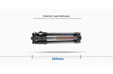 Image of Leofoto LX-224CT/XB-32Q Reversible Travel Tripod w/ Ball Head Set, Black, LX-224CT+XB-32Q