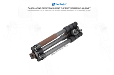 Image of Leofoto LX-224CT/XB-32Q Reversible Travel Tripod w/ Ball Head Set, Black, LX-224CT+XB-32Q