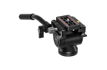 Image of Leofoto LX-254CT/BV-5B Reversible Travel Tripod w/ Bino Fluid Head Kit, Black, LX-254CT+BV-5B