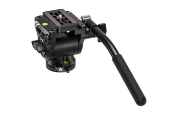 Image of Leofoto LX-254CT/BV-5B Reversible Travel Tripod w/ Bino Fluid Head Kit, Black, LX-254CT+BV-5B