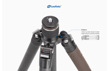 Image of Leofoto LX-254CT/XB-32 Reversible Travel Tripod w/ Ball Head Set, Black, LX-254CT+XB-32