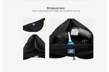 Image of Leofoto RB-1 Universal Tripod Rock Bag, Black, RB-1